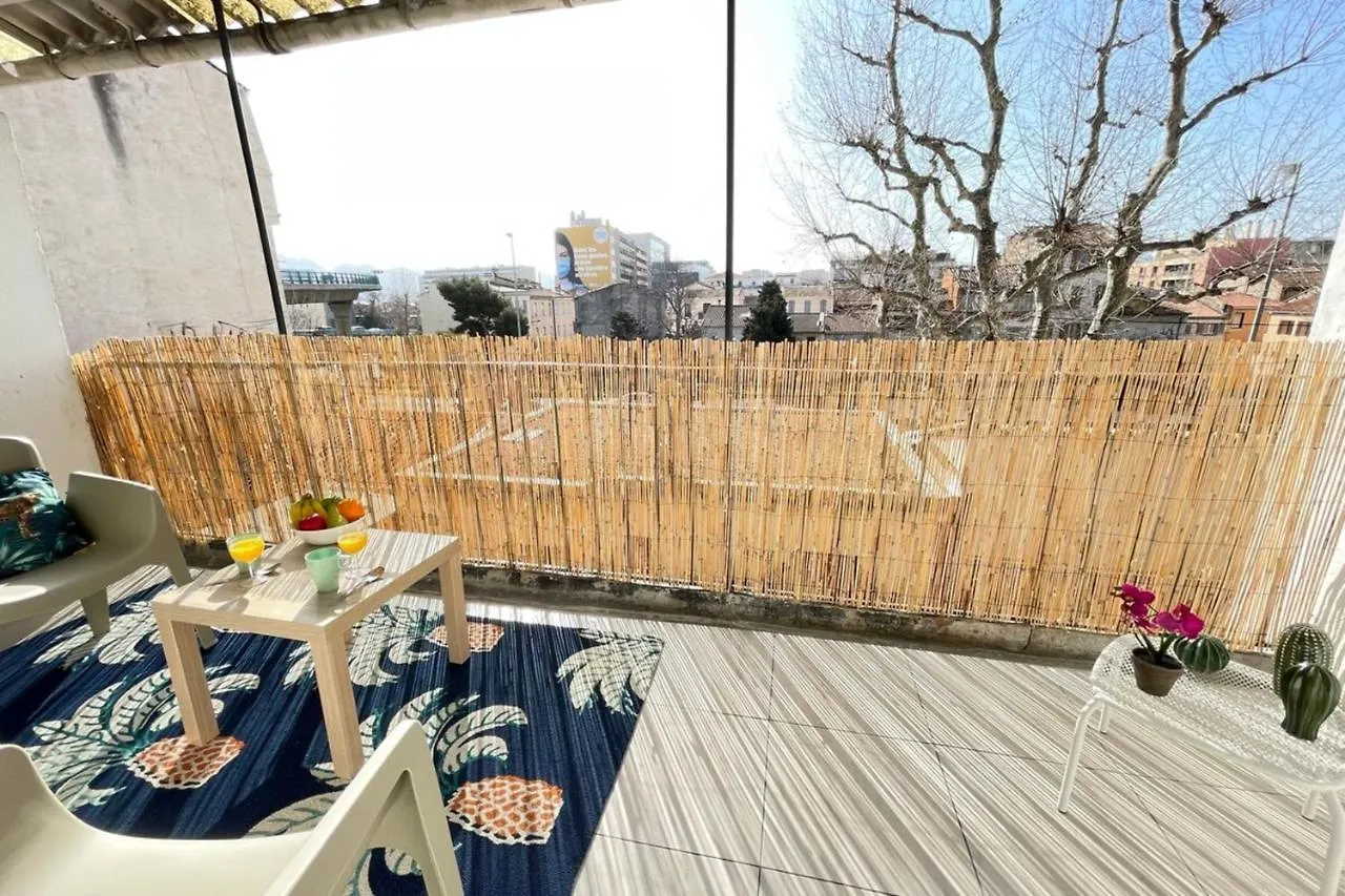 Le Jungle By Anderslocationterrassewifi-Netflix Apartment Marseille France